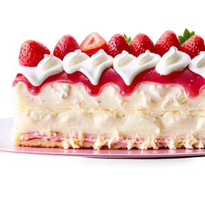 Strawberry Sheet Cake PNG 5