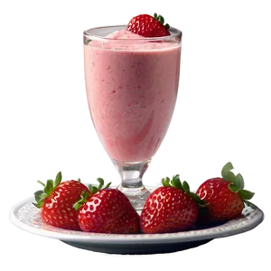 Strawberry Smoothie PNG 05042024