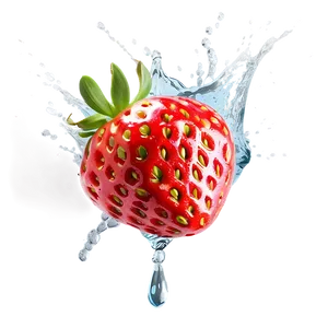 Strawberry Splash PNG 05042024