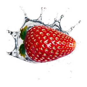 Strawberry Splash PNG Sck58