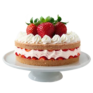 Strawberry Sponge Cake Png 06212024 PNG image