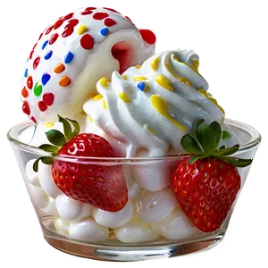 Strawberry Sundae PNG Orx96 PNG