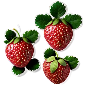 Strawberry Sweetness Cute PNG 64 PNG