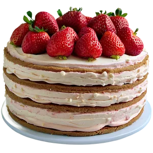 Strawberry Tiramisu Cake PNG 06212024