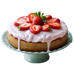 Strawberry Upside Down Cake PNG 06212024 PNG