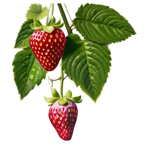 Strawberry Vine PNG 05042024 PNG