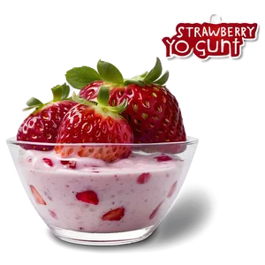 Strawberry Yogurt PNG Ocx PNG