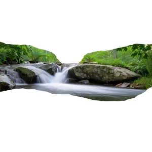 Stream And Waterfall Combo PNG 25