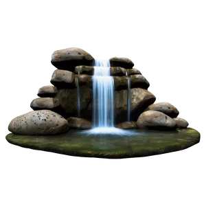 Stream And Waterfall Combo Png Ipg PNG image