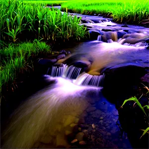 Stream In Farmland Png 11 PNG image