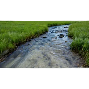 Stream In Farmland PNG Kpq