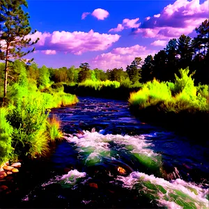 Stream With Rapids PNG 73
