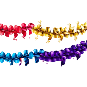 Streamers For Party Decor PNG 06282024