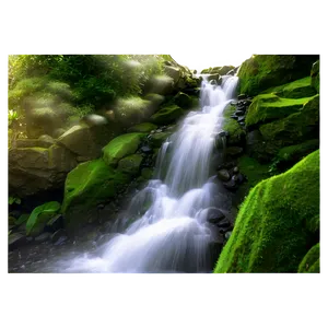 Streaming Waterfall Png Yfi PNG image