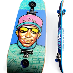 Street Art Skateboard Deck Image Png 26 PNG image