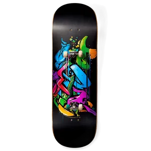 Street Art Skateboard Deck Image Png Evw66 PNG image