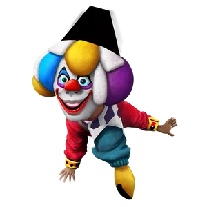 Street Clown Performance PNG Una18