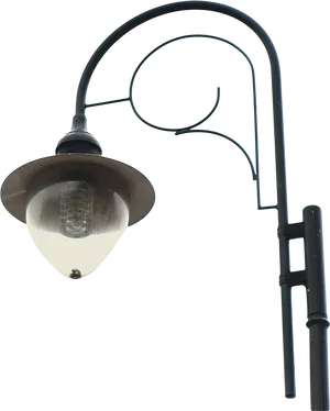 Street Lamp Isolatedon Blue Background PNG image