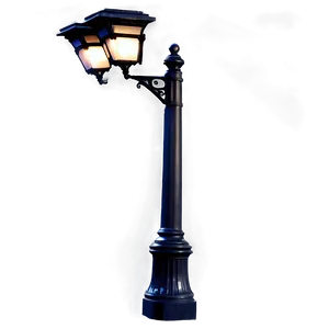 Street Light With Banner Png 05252024 PNG image