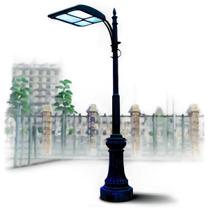 Street Light With Planter Png Rco23 PNG image