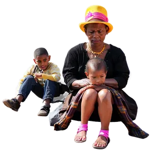 Street Performance Spectators PNG 27