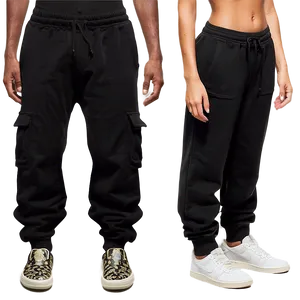 Street Style Black Sweatpants PNG Fox24 PNG