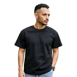 Street Style Black T Shirt Png Gwf87 PNG image