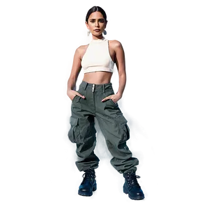 Street Style Cargo Pants PNG 06132024 PNG