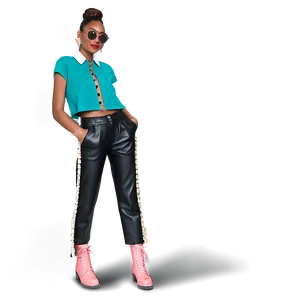 Street Style Outfit Png 06122024 PNG image