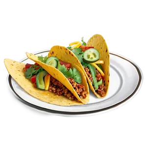 Street Style Tacos PNG 14