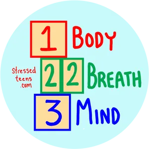 Stress Management Blocks Graphic PNG