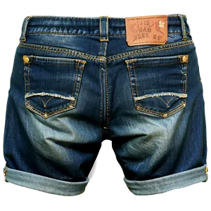 Stretch Denim Jorts PNG Wih