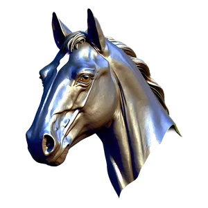 Striking Horse Head Art PNG Scl57 PNG