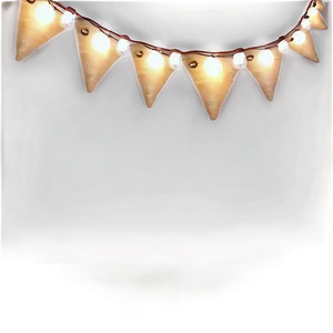 String Light Banner PNG Lik34