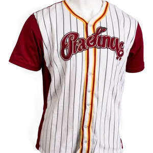 Striped Baseball Jersey Png 06282024 PNG image