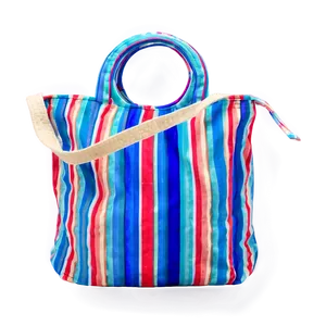 Striped Beach Bag Png 91 PNG image