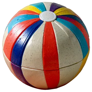 Striped Beach Ball Png 05242024 PNG image