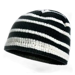 Striped Beanie Png 05242024 PNG image
