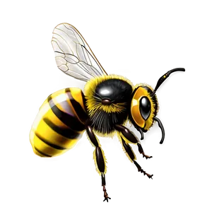 Striped Bee Png Nsi38 PNG image