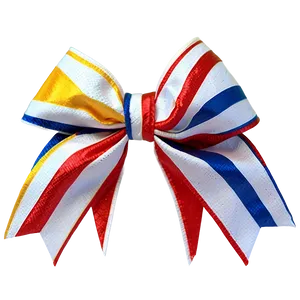 Striped Cheer Bow Png Eem40 PNG image