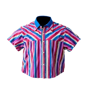 Striped Collar Shirt Png 19 PNG image