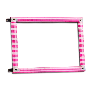 Striped Cute Frame PNG 06262024 PNG