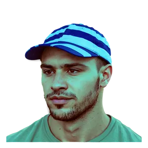 Striped Dad Hat Illustration PNG Ndm86 PNG