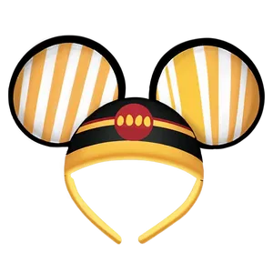 Striped Disney Ears PNG 06272024 PNG