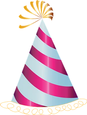 Striped Party Hat PNG image