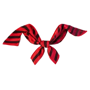 Striped Red Scarf PNG Klf58 PNG