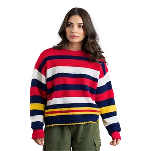 Striped Red Sweater PNG Egu86 PNG