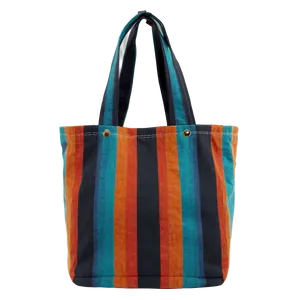 Striped Tote Bag Png 92 PNG image