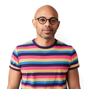 Striped Tshirt Look Png Hjl PNG image