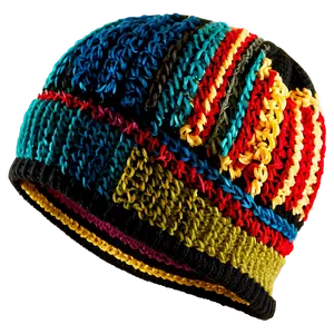 Striped Winter Hat PNG Qnr PNG